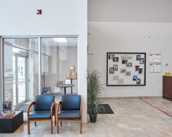 McLEOD Waiting Room and wall of Frame Gallery